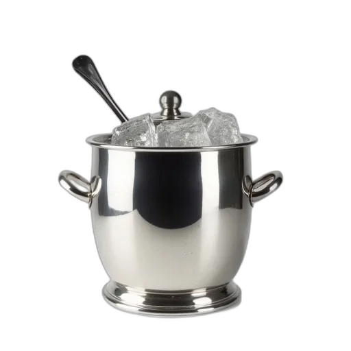 food, 3d render, stainless, steel transparent PNG cut-out