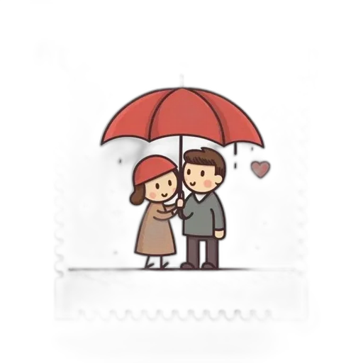 umbrella, pixel art, concept art, photorealistic transparent PNG cut-out