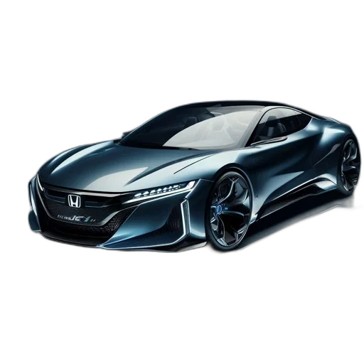 car, 3d render, concept art, photorealistic transparent PNG cut-out