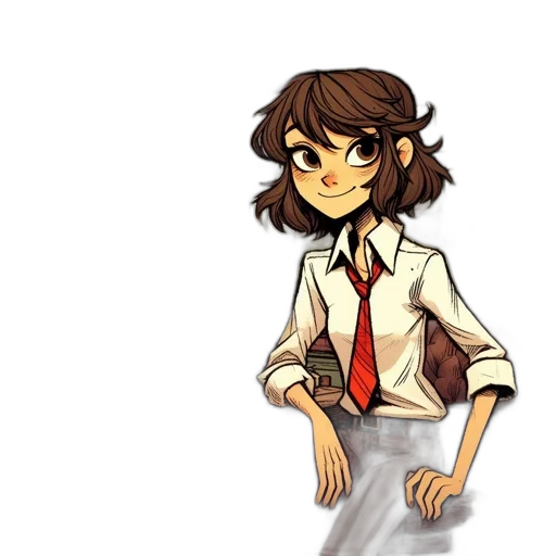staff, dress, jacket, pixel art transparent PNG cut-out