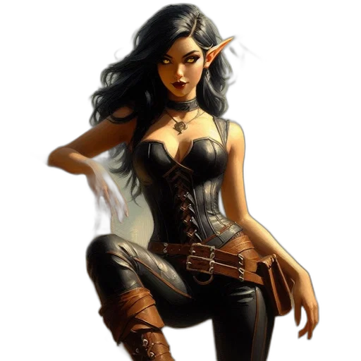 fantasy art, comic book art, concept art, pixel art transparent PNG cut-out