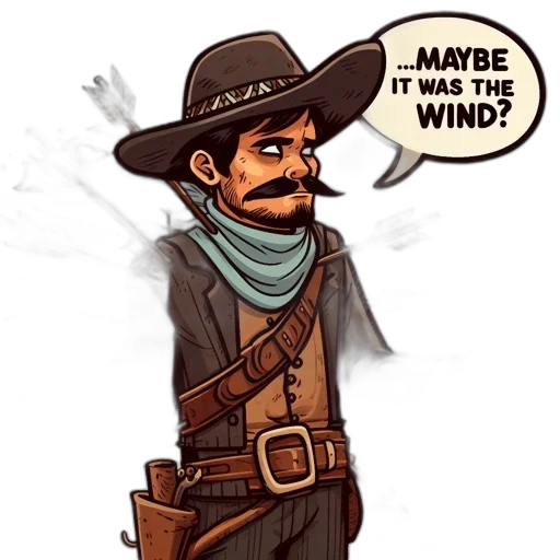 staff, hat, comic book art, concept art transparent PNG cut-out
