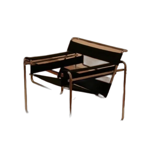 furniture, 3d render, modern, black transparent PNG cut-out