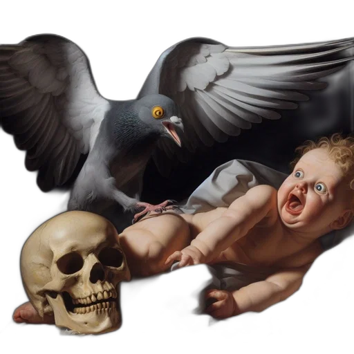 photorealistic, concept art, fantasy art, oil painting transparent PNG cut-out