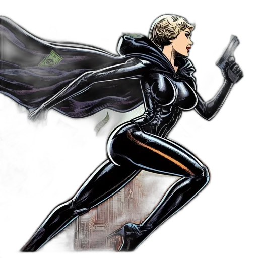 comic book art, concept art, cartoon, fantasy art transparent PNG cut-out