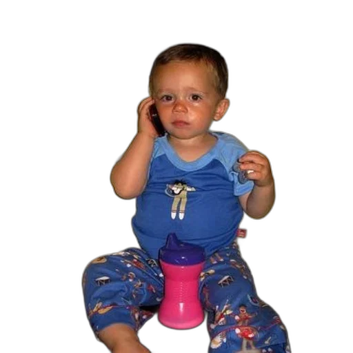 baby, pajamas, sitting, couch transparent PNG cut-out