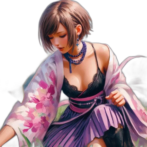 dress, flower, fantasy art, concept art transparent PNG cut-out