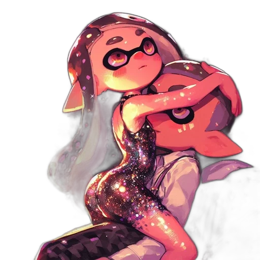 dress, mask, creature, weapon transparent PNG cut-out
