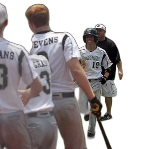 staff, baseball, player, wearing transparent PNG cut-out