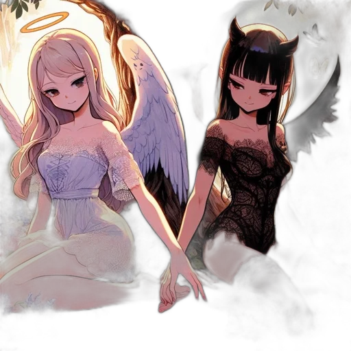 anime, fantasy art, pixel art, concept art transparent PNG cut-out