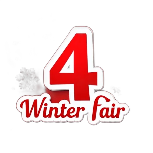 promotional, poster, winter, fair transparent PNG cut-out