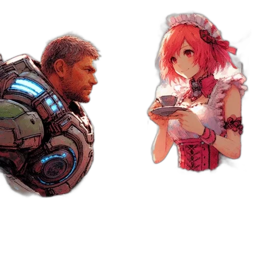 robot, weapon, concept art, fantasy art transparent PNG cut-out