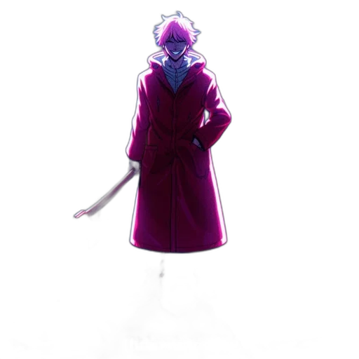 staff, jacket, mask, weapon transparent PNG cut-out