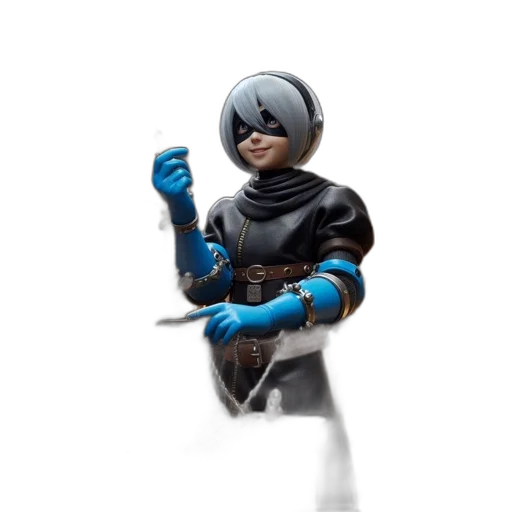 robot, weapon, sword, staff transparent PNG cut-out
