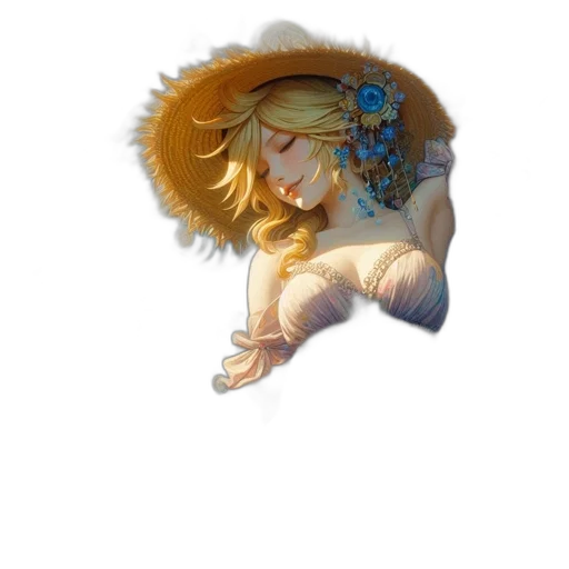 hat, crown, jewelry, staff transparent PNG cut-out