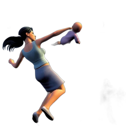 staff, weapon, shoes, 3d render transparent PNG cut-out