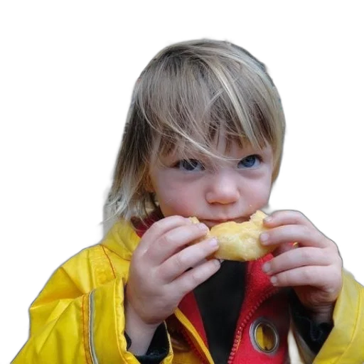 jacket, food, face, staff transparent PNG cut-out