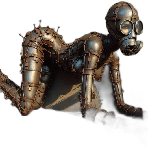 robot, mask, creature, animal transparent PNG cut-out