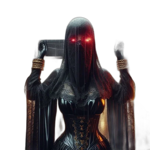 robot, sword, dress, mask transparent PNG cut-out