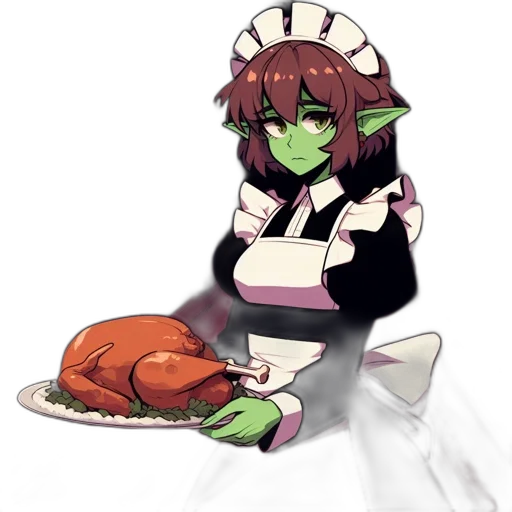 food, staff, creature, concept art transparent PNG cut-out
