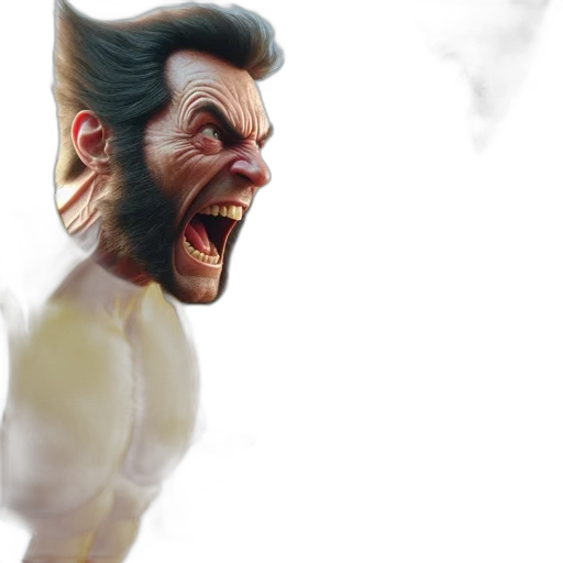 face, creature, concept art, comic book art transparent PNG cut-out