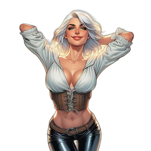 comic book art, fantasy art, concept art, pixel art transparent PNG cut-out