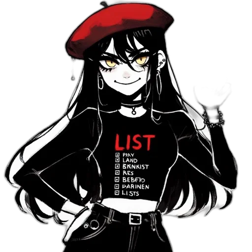 jacket, hat, staff, weapon transparent PNG cut-out