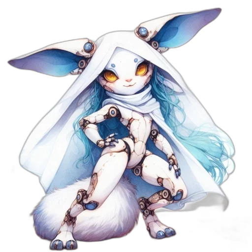 staff, robot, creature, concept art transparent PNG cut-out