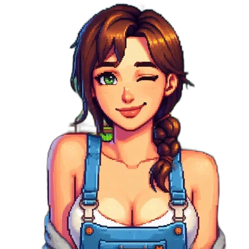 staff, face, dress, pixel art transparent PNG cut-out