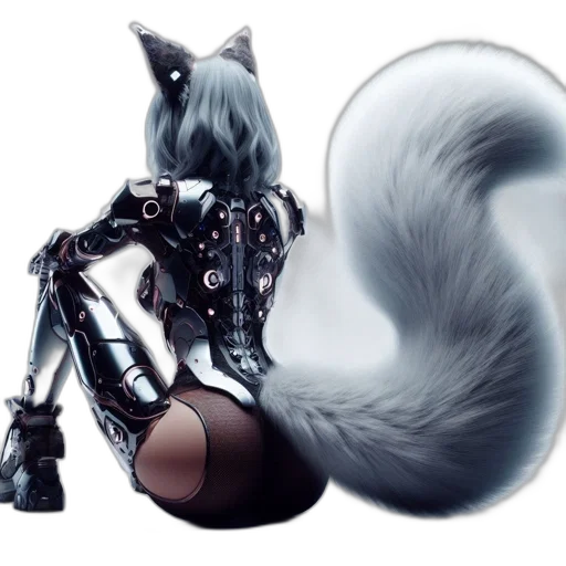 robot, animal, hair, creature transparent PNG cut-out