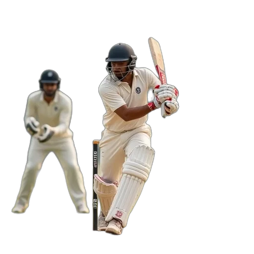 indian, man, plays, cricket transparent PNG cut-out