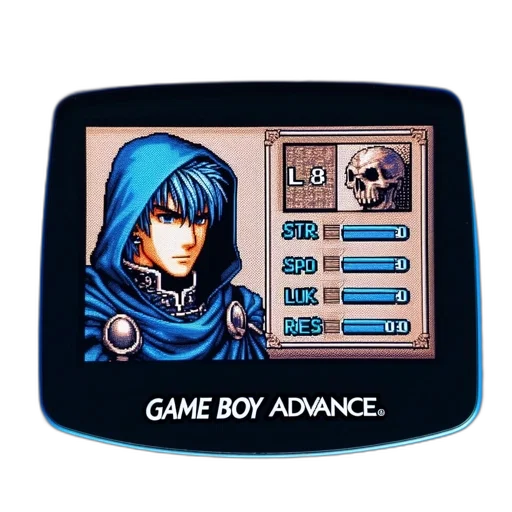 weapon, robot, face, pixel art transparent PNG cut-out