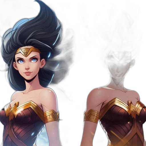 fantasy art, concept art, comic book art, 3d render transparent PNG cut-out