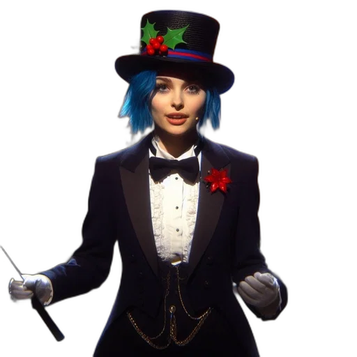 hat, staff, umbrella, jacket transparent PNG cut-out