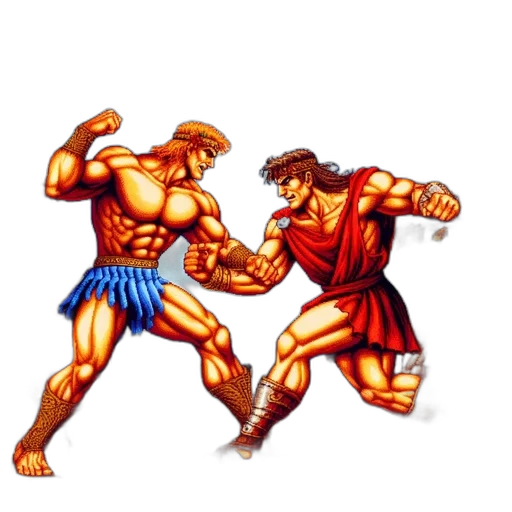pixel art, concept art, comic book art, arcade transparent PNG cut-out