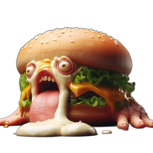 food, creature, animal, face transparent PNG cut-out
