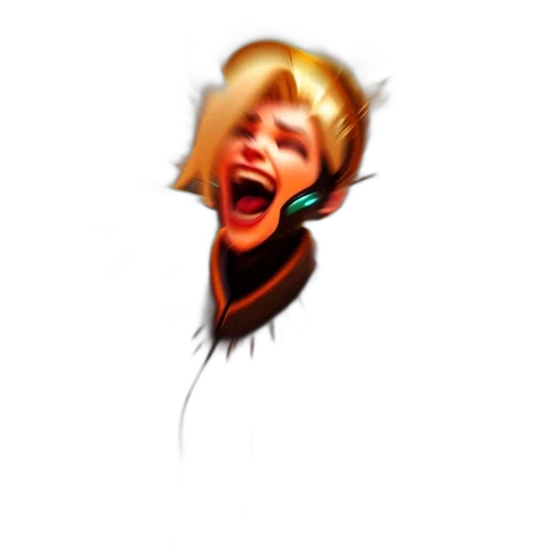 face, staff, mask, concept art transparent PNG cut-out