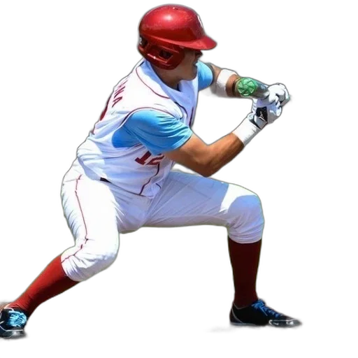 staff, photorealistic, baseball, player transparent PNG cut-out