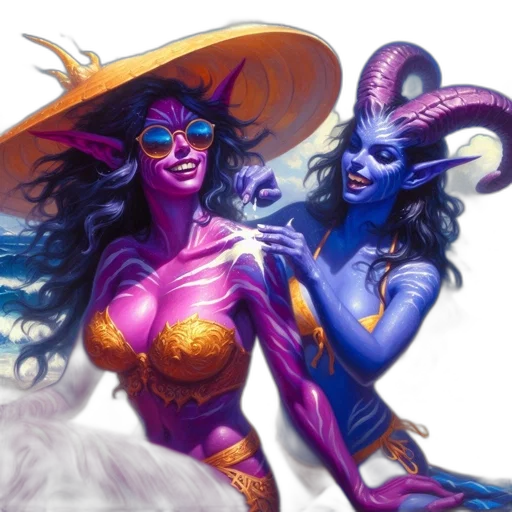 fantasy art, concept art, comic book art, outer space transparent PNG cut-out