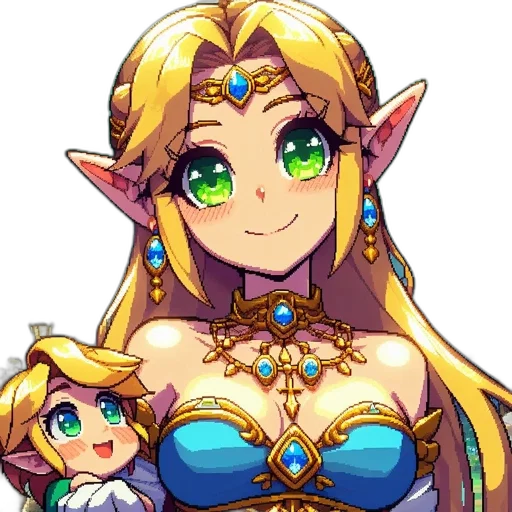 crown, pixel art, fantasy art, concept art transparent PNG cut-out