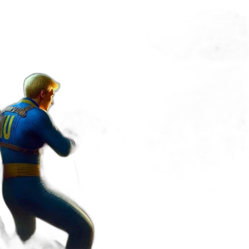 concept art, comic book art, 3d render, pixel art transparent PNG cut-out
