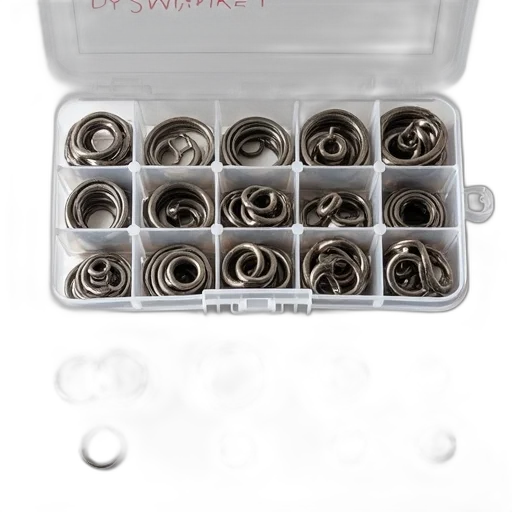 jewelry, plastic, container, filled transparent PNG cut-out