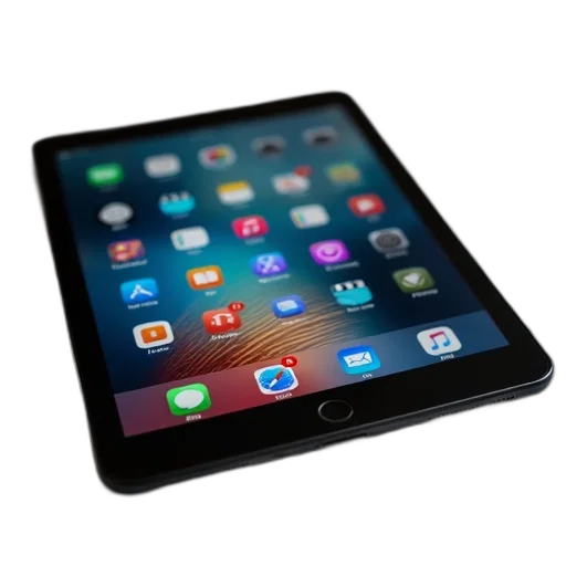 modern, tablet, black, screen transparent PNG cut-out