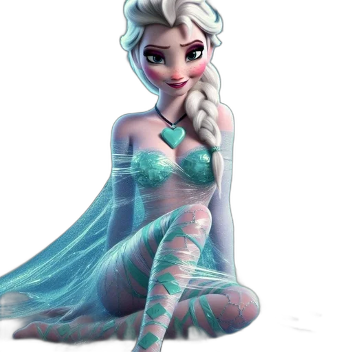 dress, concept art, 3d render, fantasy art transparent PNG cut-out