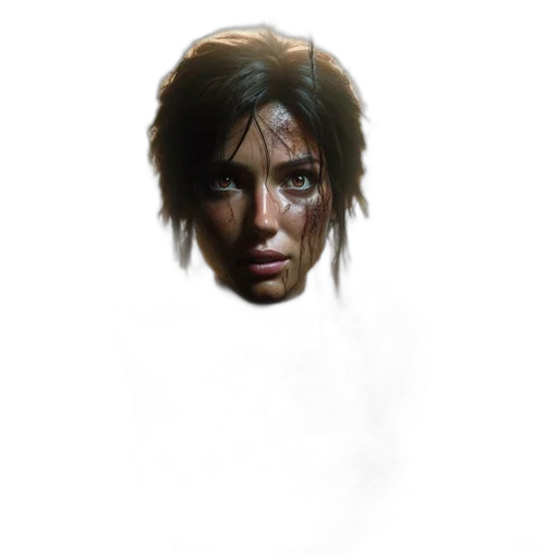 face, staff, mask, hair transparent PNG cut-out