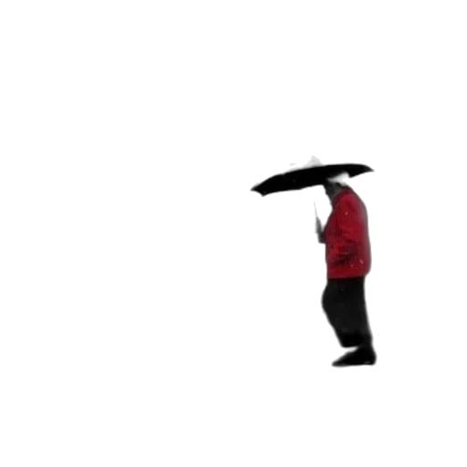 umbrella, hat, staff, jacket transparent PNG cut-out