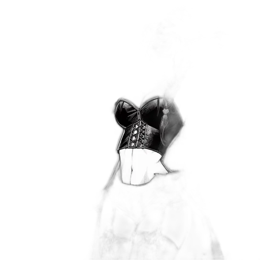 dress, crown, mask, jacket transparent PNG cut-out