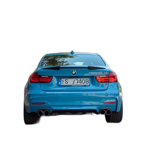 car, 3d render, photorealistic, blue transparent PNG cut-out