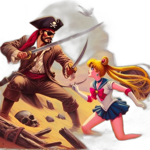 concept art, comic book art, fantasy art, pixel art transparent PNG cut-out