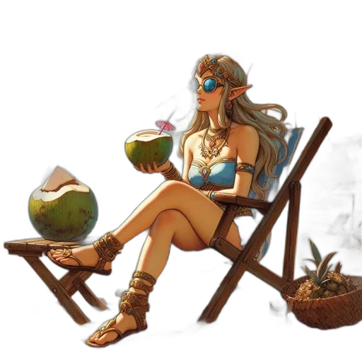 concept art, fantasy art, pixel art, watercolor transparent PNG cut-out